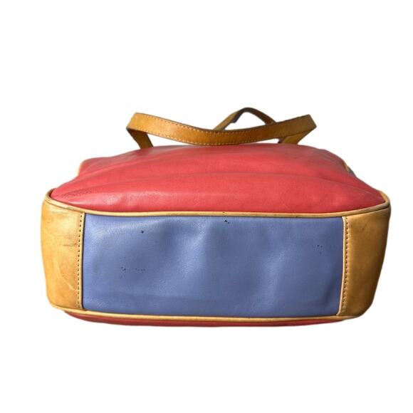 COACH Color Block Shoulder Tote Bag - Picture 5 of 13